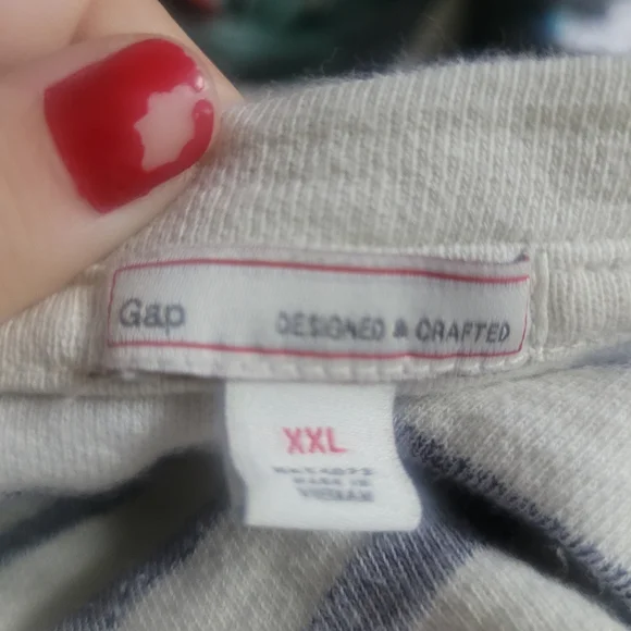 Gap stripped cotton top xxl - Picture 4 of 7